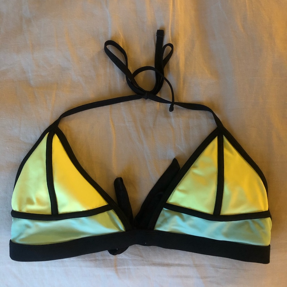 Colorblock Bikini Top